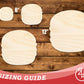 Unfinished Wood Macaron Shape | DIY Craft Cutout | up to 46" DIY