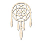 Unfinished Wood Dreamcatcher with Beads Shape | DIY Craft Cutout | up to 46" DIY