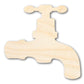 Unfinished Wood Water Faucet Shape | DIY Craft Cutout | up to 46" DIY