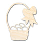 Unfinished Wood Egg Easter Basket Shape | DIY Craft Cutout | up to 46" DIY