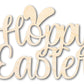 Unfinished Wood Hoppy Easter Shape | DIY Craft Cutout | up to 46" DIY