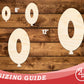 Unfinished Wood Balloon Number 0 Shape | DIY Craft Cutout | up to 46" DIY