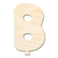 Unfinished Wood Balloon Letter B Shape | DIY Craft Cutout | up to 46" DIY