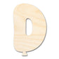 Unfinished Wood Balloon Letter D Shape | DIY Craft Cutout | up to 46" DIY