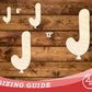 Unfinished Wood Balloon Letter J Shape | DIY Craft Cutout | up to 46" DIY