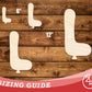 Unfinished Wood Balloon Letter L Shape | DIY Craft Cutout | up to 46" DIY