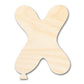 Unfinished Wood Balloon Letter X Shape | DIY Craft Cutout | up to 46" DIY