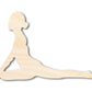 Unfinished Wood Yoga Pigeon Pose Shape | DIY Craft Cutout | up to 46" DIY