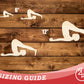 Unfinished Wood Yoga Plow Pose Shape | DIY Craft Cutout | up to 46" DIY