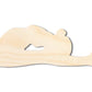 Unfinished Wood Yoga Forward Fold Pose Shape | DIY Craft Cutout | up to 46" DIY