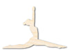 Unfinished Wood Yoga Monkey Pose Shape | DIY Craft Cutout | up to 46" DIY