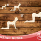 Unfinished Wood Yoga Cat Pose Shape | DIY Craft Cutout | up to 46" DIY