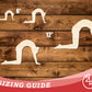 Unfinished Wood Yoga Cow Pose Shape | DIY Craft Cutout | up to 46" DIY
