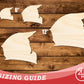 Unfinished Wood Motorcycle Helmet Shape | DIY Craft Cutout | up to 46" DIY
