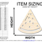 Unfinished Wood Watermelon Slice Shape | DIY Craft Cutout | up to 46" DIY