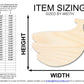 Unfinished Wood Bunch of Bananas Shape | DIY Craft Cutout | up to 46" DIY