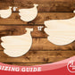 Unfinished Wood Bunch of Bananas Shape | DIY Craft Cutout | up to 46" DIY