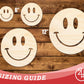 Unfinished Wood Smiley Face Shape | DIY Craft Cutout | up to 46" DIY
