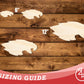 Unfinished Wood Eagle Mascot Shape | DIY Craft Cutout | up to 46" DIY