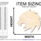Unfinished Wood Eagle Mascot Shape | DIY Craft Cutout | up to 46" DIY