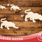 Unfinished Wood Tiger Mascot Shape | DIY Craft Cutout | up to 46" DIY