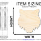 Unfinished Wood Tiger Mascot Shape | DIY Craft Cutout | up to 46" DIY