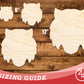 Unfinished Wood Tiger Mascot Shape | DIY Craft Cutout | up to 46" DIY
