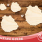 Unfinished Wood Bulldog Mascot Shape | DIY Craft Cutout | up to 46" DIY