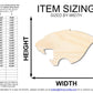 Unfinished Wood Panther Mascot Shape | DIY Craft Cutout | up to 46" DIY