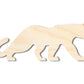 Unfinished Wood Panther Mascot Shape | DIY Craft Cutout | up to 46" DIY