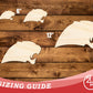 Unfinished Wood Panther Mascot Shape | DIY Craft Cutout | up to 46" DIY