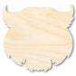 Unfinished Wood Wildcat Mascot Shape | DIY Craft Cutout | up to 46" DIY