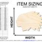 Unfinished Wood Native American Mascot Shape | DIY Craft Cutout | up to 46" DIY