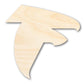 Unfinished Wood Falcon Mascot Shape | DIY Craft Cutout | up to 46" DIY