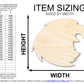 Unfinished Wood Falcon Mascot Shape | DIY Craft Cutout | up to 46" DIY