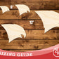 Unfinished Wood Falcon Mascot Shape | DIY Craft Cutout | up to 46" DIY
