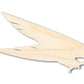 Unfinished Wood Falcon Mascot Shape | DIY Craft Cutout | up to 46" DIY