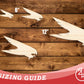 Unfinished Wood Falcon Mascot Shape | DIY Craft Cutout | up to 46" DIY