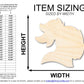 Unfinished Wood Knight Mascot Shape | DIY Craft Cutout | up to 46" DIY