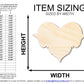 Unfinished Wood Ram Mascot Shape | DIY Craft Cutout | up to 46" DIY