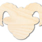 Unfinished Wood Ram Mascot Shape | DIY Craft Cutout | up to 46" DIY