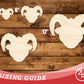 Unfinished Wood Ram Mascot Shape | DIY Craft Cutout | up to 46" DIY
