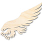 Unfinished Wood Hawk Mascot Shape | DIY Craft Cutout | up to 46" DIY