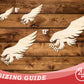 Unfinished Wood Hawk Mascot Shape | DIY Craft Cutout | up to 46" DIY