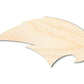 Unfinished Wood Hawk Mascot Shape | DIY Craft Cutout | up to 46" DIY