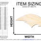 Unfinished Wood Hawk Mascot Shape | DIY Craft Cutout | up to 46" DIY