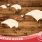 Unfinished Wood Hawk Mascot Shape | DIY Craft Cutout | up to 46" DIY