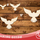 Unfinished Wood Hawk Mascot Shape | DIY Craft Cutout | up to 46" DIY