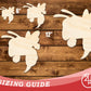 Unfinished Wood Hornet Mascot Shape | DIY Craft Cutout | up to 46" DIY