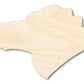 Unfinished Wood Gator Mascot Shape | DIY Craft Cutout | up to 46" DIY